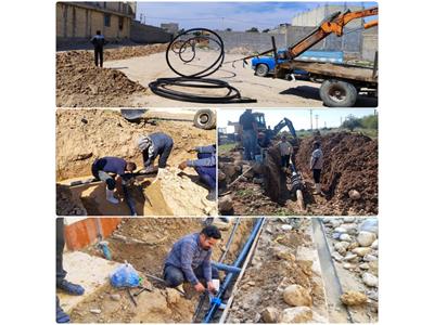 در ۷۵ روز گذشته اجرا شد: بیش از 1600 متر اصلاح و توسعه خطوط شبکه آب در شهرستان بهبهان