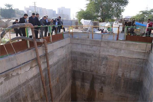 بازدید مدیر حراست شرکت مهندسی آبفا کشور از روند اجرایی پروژه فاضلاب اهواز