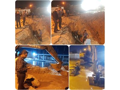 آب منازل سازمانی کوی شیخ معصومی بهبهان پایدار شد