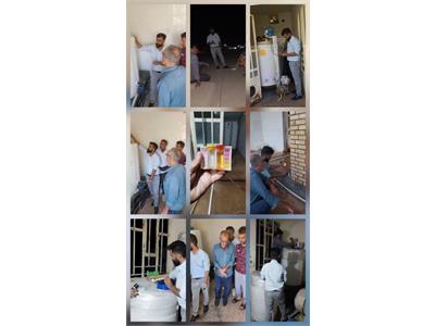 نصب و راه‌اندازی دستگاه‌های کلرزن جدید در تأسیسات آبرسانی شهرستان باغملک