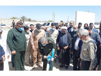 کلنگ زنی  آبرسانی به ۱۰ روستای شادگان