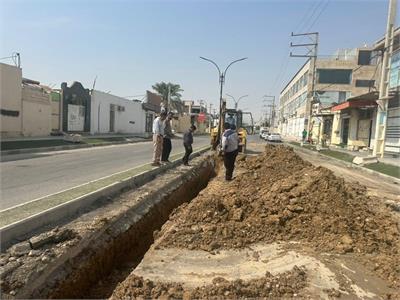 خط فرسوده فاضلاب ورودی شهر چمران بازسازی و وارد مدار بهره‌برداری شد