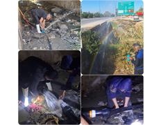 با شناسایی براشت آب غیر مجاز انجام شد: تعمیر خط ...