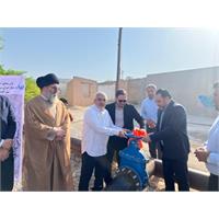 افتتاح فاز اول و کلنگ‌زنی فاز دوم پروژه بازسازی شبکه آب شرب آغاجاری