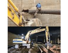 احیای خط اصلی آبرسانی ایذه در عملیاتی ۱۸ ساعته پ...