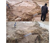 تخریب بیش از 2 کیلومتر از خطوط انتقال آب شرب باغ...