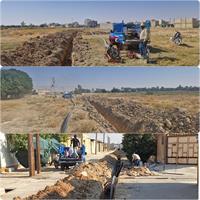 سرویس: آب توسعه 3.5  کیلومتری شبکه توزیع آب شهری بهبهان