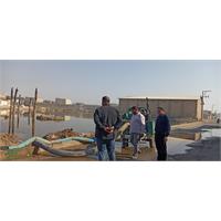 تخلیه آب ناشی از شکستگی خطوط آب در سوسنگرد