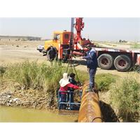 رفع شکستگی خط لوله ۶۰۰ میلی‌متری انتقال آب طرح جامع به دیریفارم آبادان