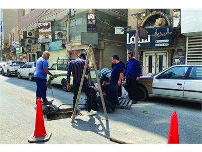 آمادگی آبفا آبادان برای بارندگی‌ها؛ ۲۵۰ کیلومتر از شبکه فاضلاب لایروبی شد