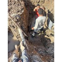 شکستگی خط انتقال آب روستایی آبادان ترمیم شد؛ بازگشت جریان آب صیداویه به حالت پایدار