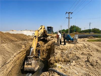 اصلاح خط هزار انتقال فاضلاب بعثت چمران؛ اقدام آبفا برای کمک به مدیریت آب‌های سطحی