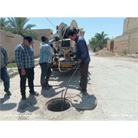 لایروبی و شستشوی  700 متر از خطوط جمع آوری شبکه فاضلاب شادگان