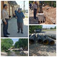 آغاز عملیات تعویض بخشی از خط لوله فاضلاب در شهرک ساحلی شوشتر