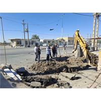 تلاش مستمر برای رفع افت فشار آب در شبکه آبرسانی اروندکنار