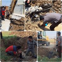 با هدف جلوگیری از هدر رفت آب انجام شد؛ رفع کامل شکستگی خطوط شبکه توزیع آب شهر منصوریه