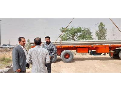 عملیات تکمیل چاه آب کوی آزادی شهر اندیمشک سرعت گرفت