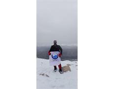 صعود زمستانی کوهنورد آبفا خوزستان به قله ی‌ دلا ...