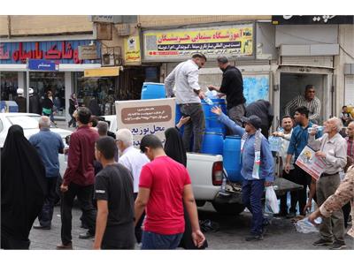 حضور کارکنان شرکت آبفا خوزستان در تجمع عظیم مردمی حمایت از مردم غزه