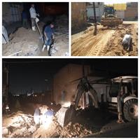 اصلاح بخشی از شبکه توزیع آب شوشتر