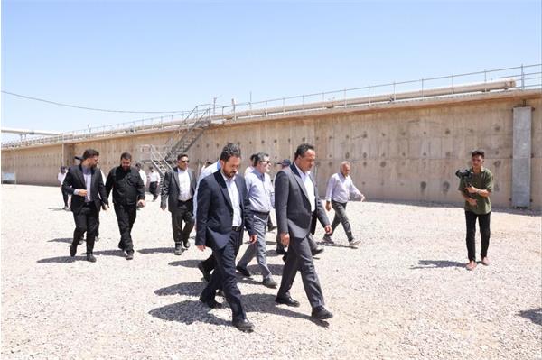 حضور جناب آقای امینی مدیر عامل شرکت آب و فاضلاب کشور در شهرستان آبادان