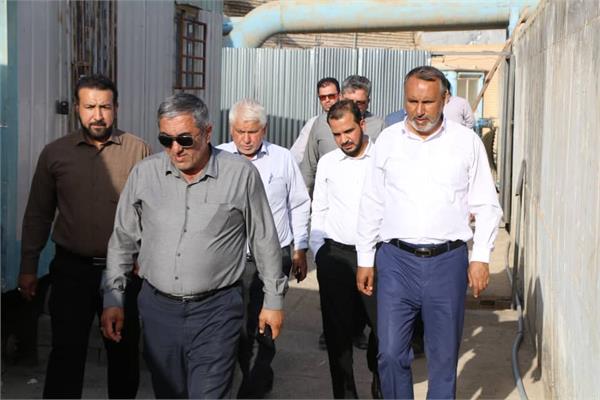 بازدید رییس کمیسیون عمران از پروژه‌های آب و فاضلاب خوزستان
