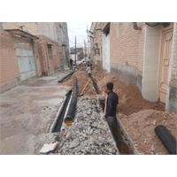 اصلاح بخشی از شبکه فاضلاب در بهبهان