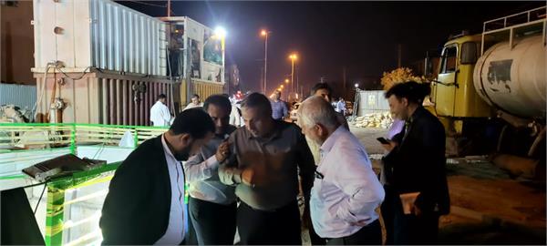 بازدید رییس کمیسیون عمران از پروژه‌های آب و فاضلاب خوزستان