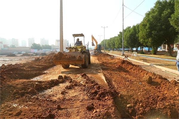 اجرایی پروژه فاضلاب اهواز در منطقه بلوار سبلان شمالی
