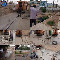 پیشگیری از آبگرفتگی در مسجدسلیمان با لایروبی ۱۴ نقطه حساس شهر توسط آبفا