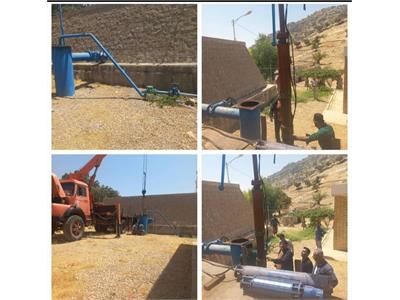 پایان تنش آبی ۱۵۰ خانوار روستایی اندیکا با نصب پمپ جدید در تاسیسات آبرسانی