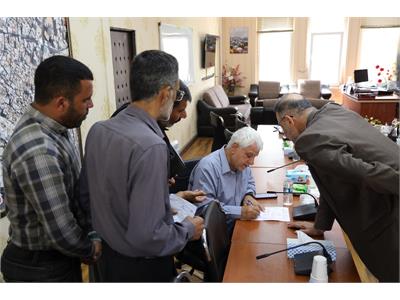 دیدار مردمی مدیرعامل آبفا خوزستان