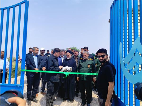 آئین افتتاح فاز اول پروژه آبرسانی به روستاهای غرب شعیبیه شوشتر