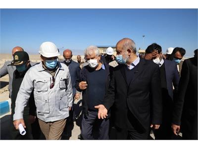 افتتاح تصفیه خانه فاضلاب شهرستان شادگان