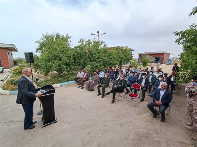 مراسم آبرسانی به11 روستای غیزانیه