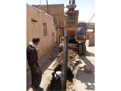 اصلاح کانال فاضلاب نمره هشت  و رفع مشکل ۵۰۰ خانوار مسجدسلیمان