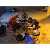 راه اندازی دیزل ژنراتور برق اضطراری در تلمبه خانه فاضلاب بندر امام خمینی(ره)