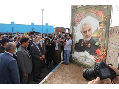 تصفیه خانه آب و تاسیسات آبرسانی سردار شهید حاج قاسم سلیمانی