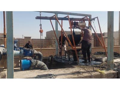 آمادگی آبفا آبادان برای بارندگی‌های پیش‌ِرو