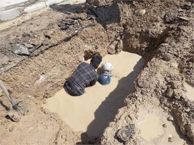 تعمیر  شبکه توزیع آب در بندر امام خمینی (ره)
