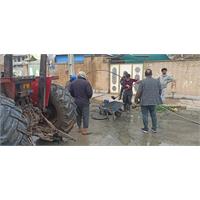 لایروبی و صفحه‌کشی فاضلاب خیابان‌های فرعی شهرک بهزیستی