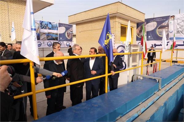 حضور رئیس جمهور محبوب دکتر پزشکیان ، وزیر نیرو و هیئت همراه در ایستگاه پمپاژ فاضلاب ملی راه