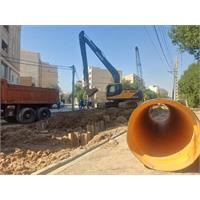 اجرای طرح جمع‌آوری فاضلاب هزار در منطقه زیتون کارمندی و ملی راه اهواز