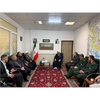 دیدار صمیمانه مشاوران امور ایثارگران آبفا کشور و مدیر عامل شرکت آب و فاضلاب خوزستان با آیت‌الله هدائی