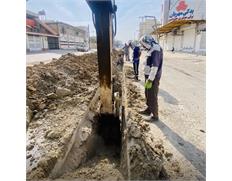 اصلاح اساسی شبکه فاضلاب ماهشهر پس از ۵۲ ساعت تلا...