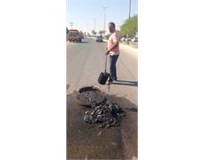 لایروبی فاضلاب در هویزه برای زمستانی ایمن