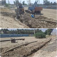 اجرای عملیات اصلاح خط انتقال آبرسانی مجتمع دودانگه بهبهان