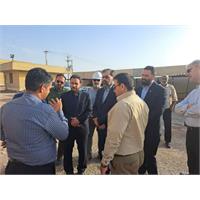 بازدید معاون برنامه‌ریزی و اقتصادی وزیر نیرو از میزان پیشرفت تصفیه خانه فاضلاب خرمشهر