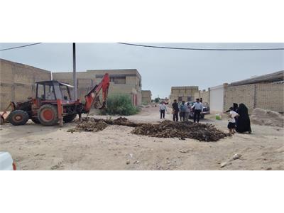 اتصال بیش از ۲۱ خانوار خرمشهری به شبکه فاضلاب