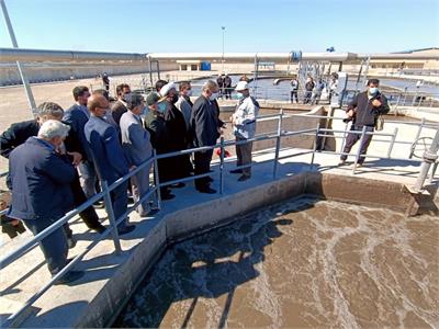 افتتاح تصفیه خانه فاضلاب شهرستان شادگان